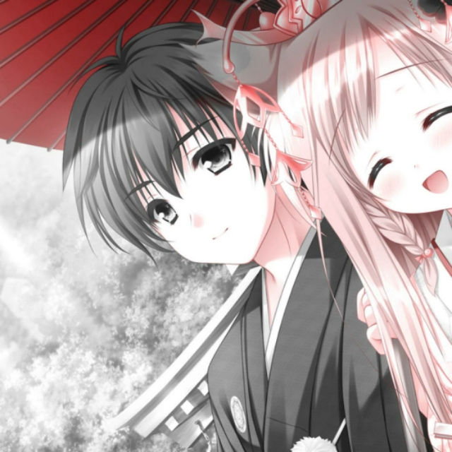 动漫情侣头像甜到爆的那种,情侣头像甜甜的恋爱动漫