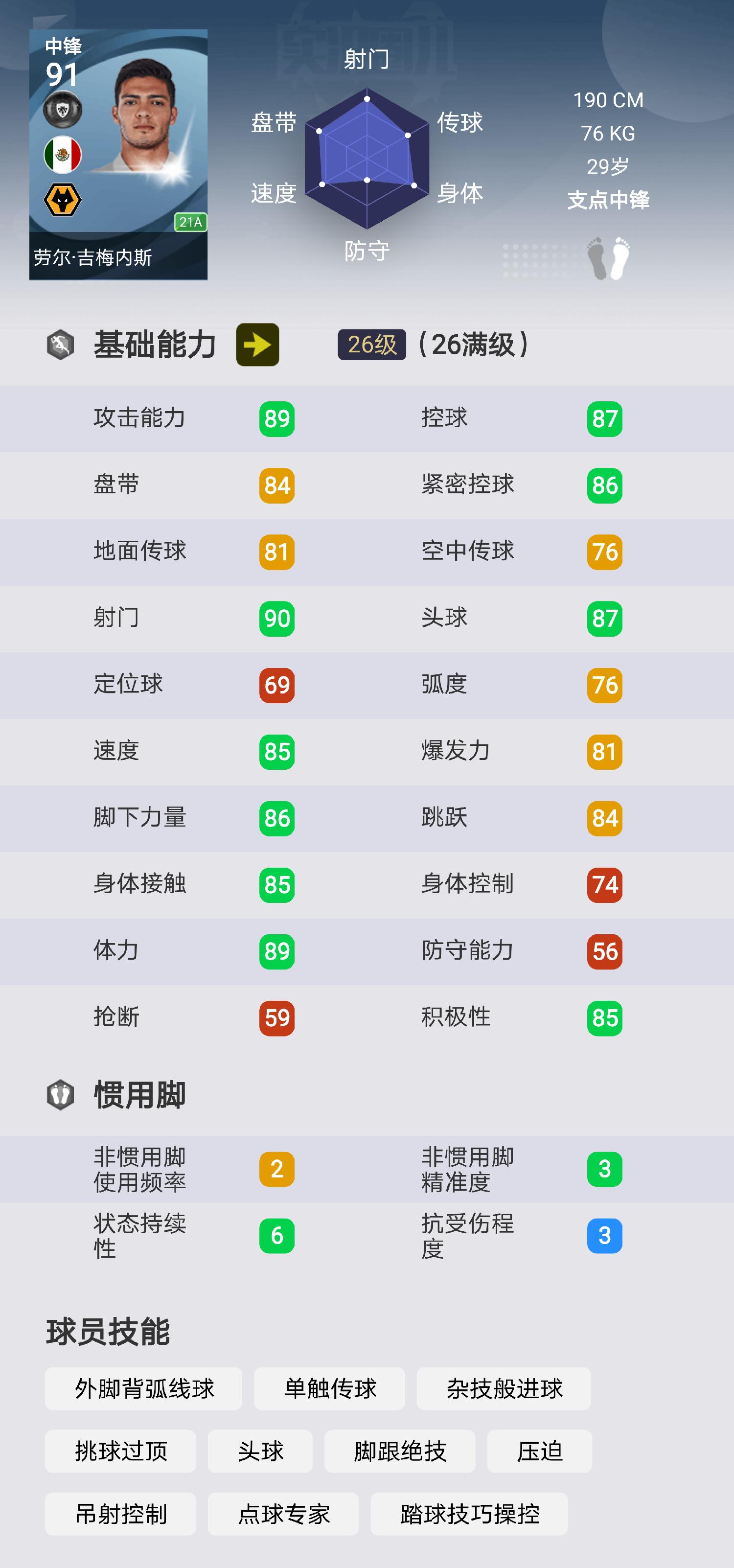 实况足球2024中锋排行前10,实况足球升黑中锋谁的潜力最大
