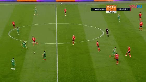 奥古斯托谈国安,奥古斯托脚尖停球