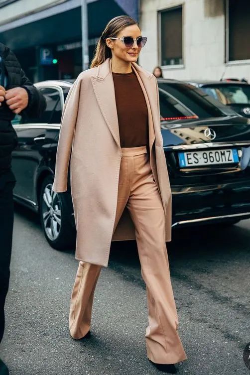 驼色大衣多种风格穿搭攻略,驼色大衣的高级感穿搭示范