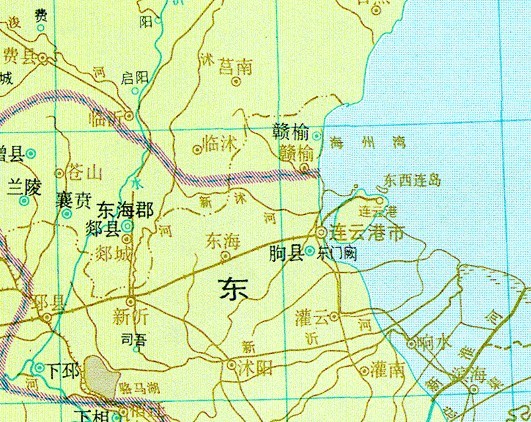 连云港地图区域划分,江苏连云港地图全图
