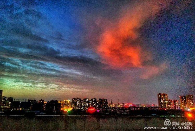 双彩虹映照下的绝美风景，洛阳奇特天象百年不遇