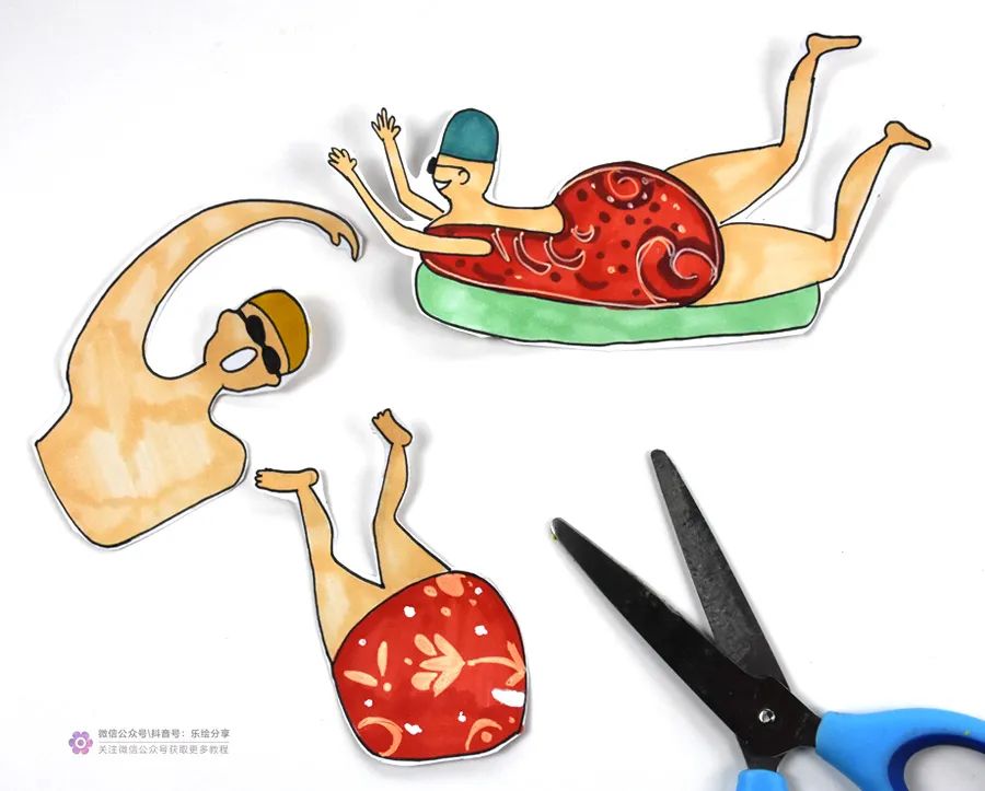 儿童画蓝天大海,儿童画简单漂亮海洋世界