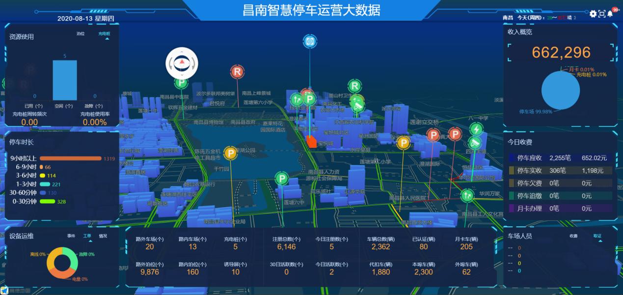江西南昌县城市停车平台上线试运营！捷顺科技助力新型城镇化建设