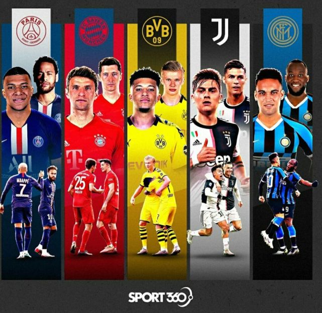 梅西c罗对决欧冠巴黎曼联,欧洲十大豪门战队