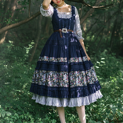 洛丽塔原创正版店铺平价推荐,绿色系小清新洛丽塔平价店铺