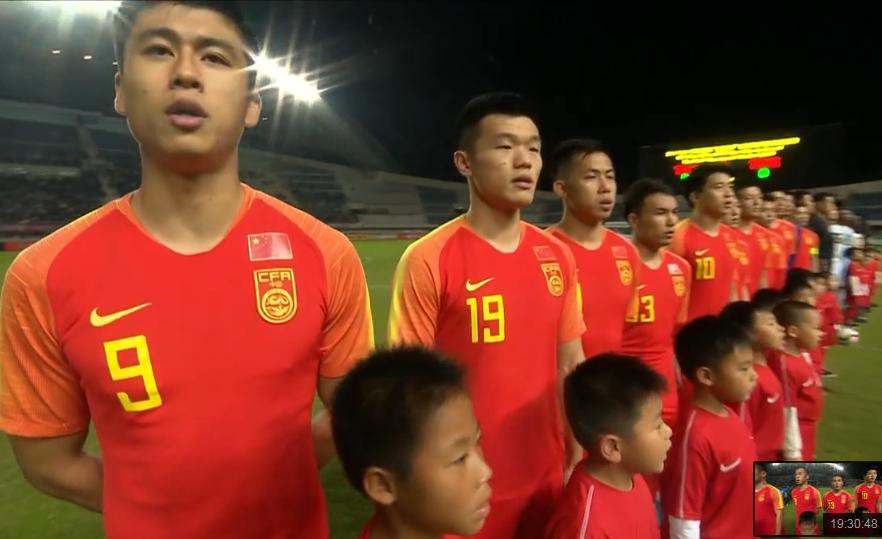 中国u22男足比赛录像,u22男足vs约旦