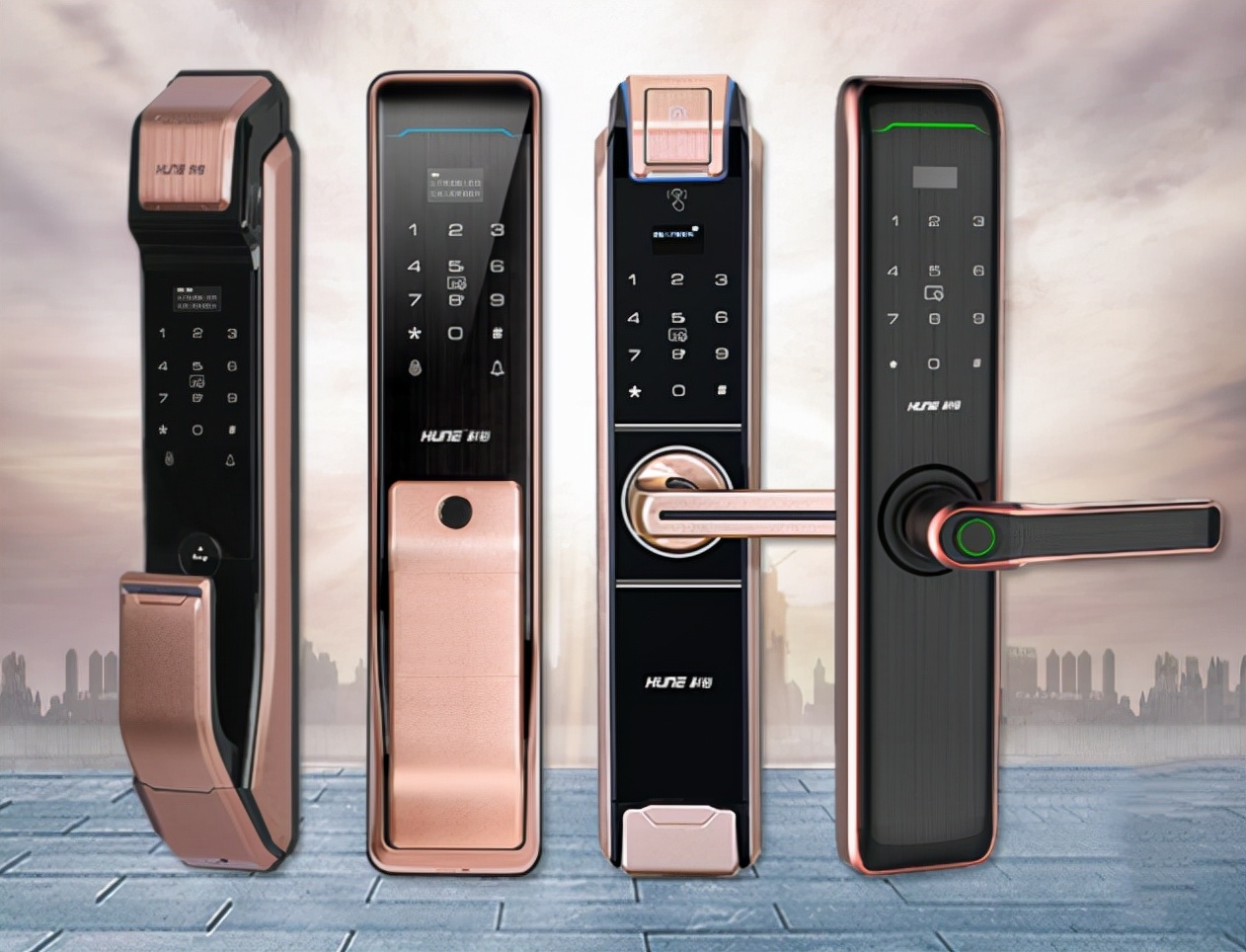 智能锁行业国内十大品牌,慧亚全铝家居旗下品牌