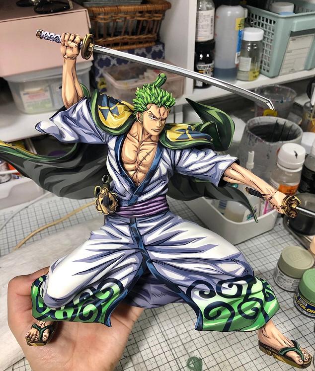 空条承太郎手办改造,承太郎手办黑白漫画版