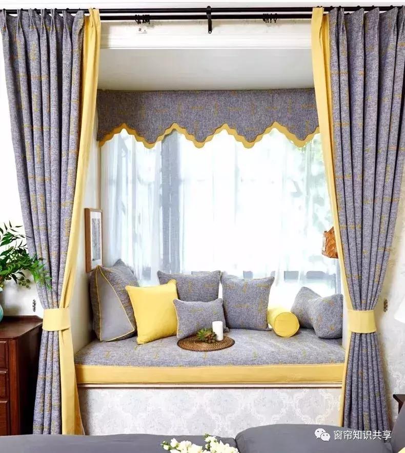 飘窗窗帘帘头极简风,飘窗窗帘帘头颜色