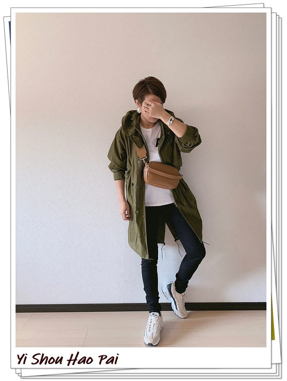 airmax配什么鞋好看,轻熟风搭配白色运动鞋