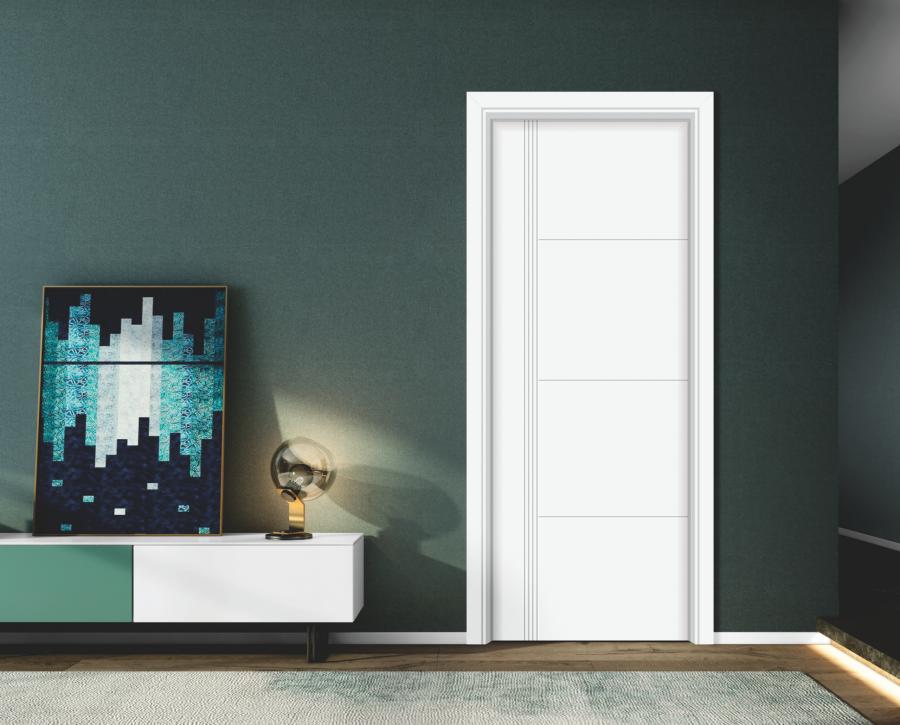 好看白色的木门轻奢风格,白色木门款式现代简约