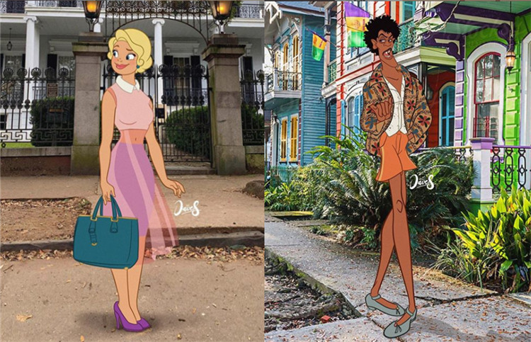 ins博主衣服改造,迪士尼gucci联名红毛衣搭配