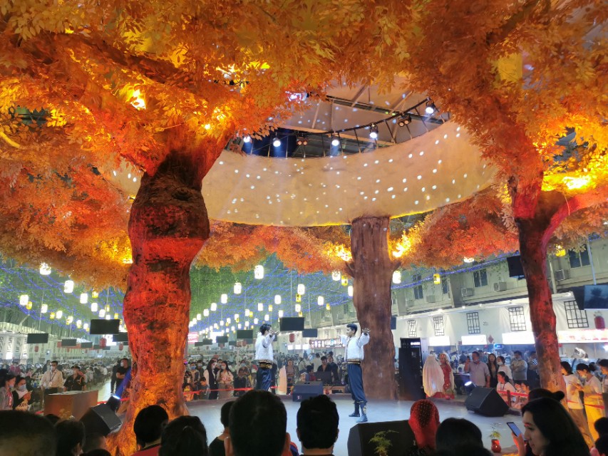 阿克苏最火的夜市,最新阿克苏巴扎夜市