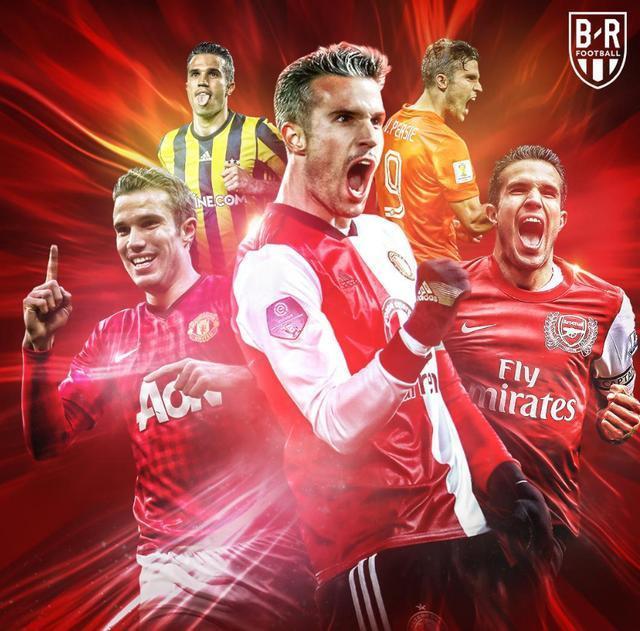 范佩西无奈表情,范佩西告别战