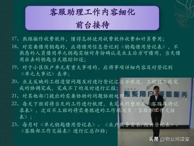 物业客服部PPT培训一般什么内容,物业客服年终总结ppt