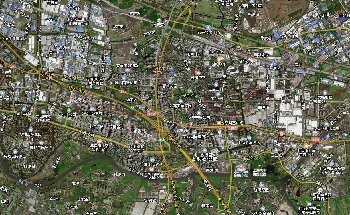 嘉定安亭将来发展怎么样,上海安亭和昆山花桥