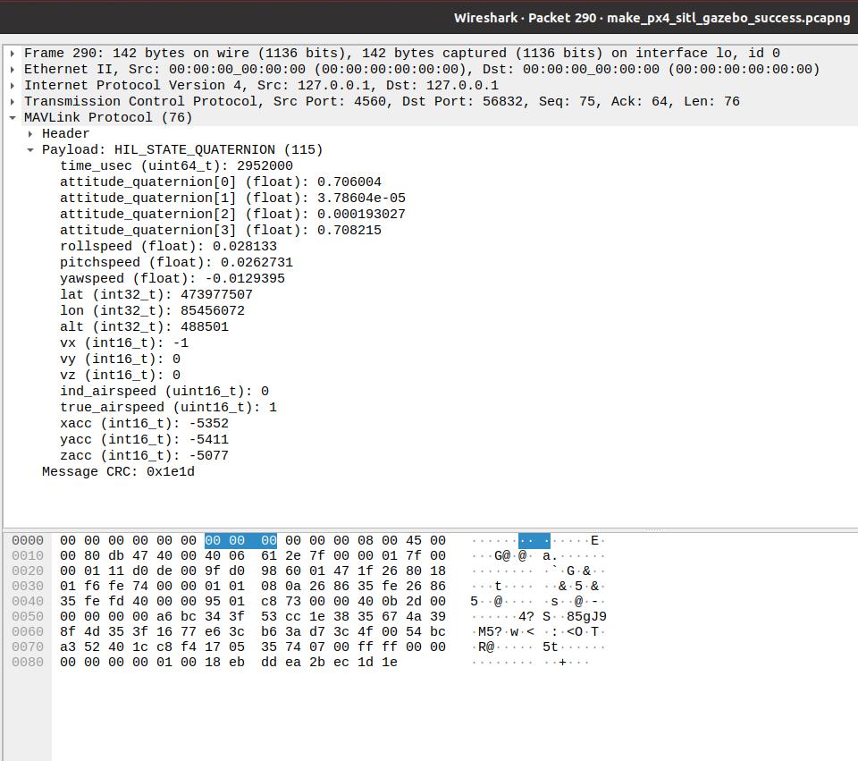 网络抓包软件wireshark调试无人机mavlink协议教程