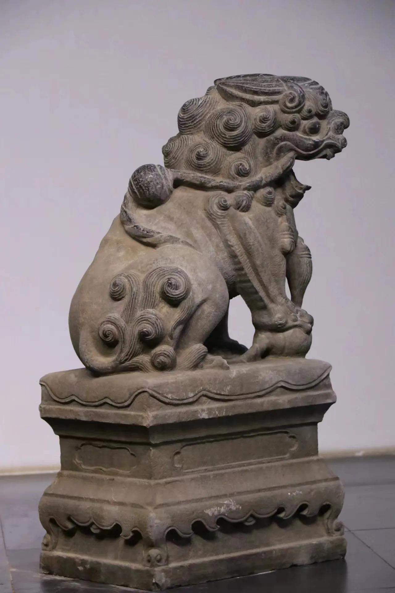 迎门狮子石像,迎门狮子