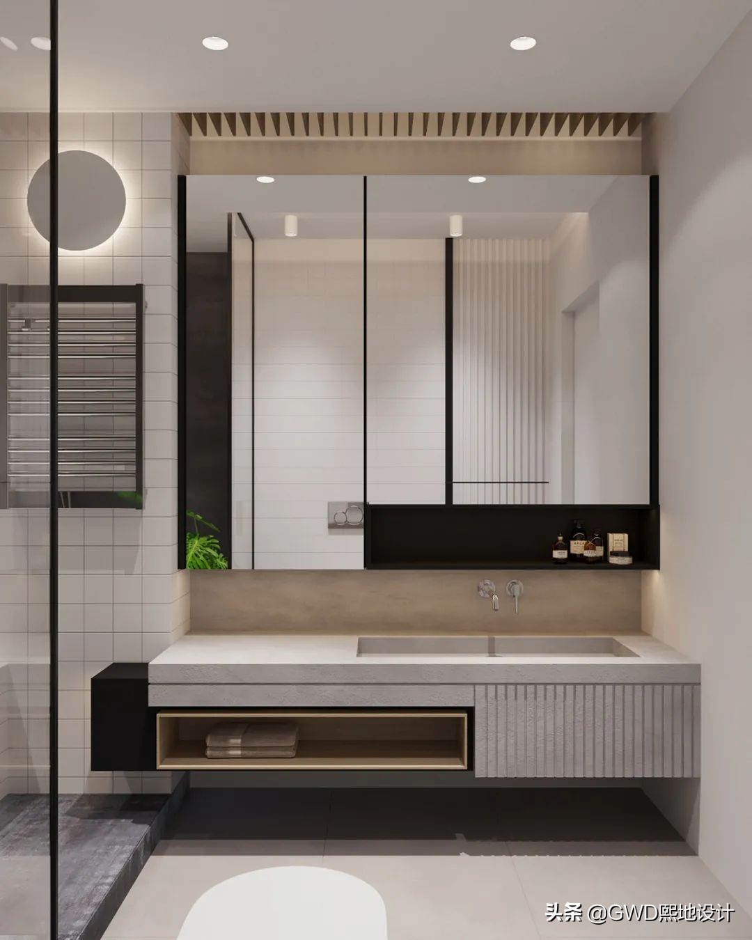 最美卫生间装修效果图,2021最火卫生间设计效果图