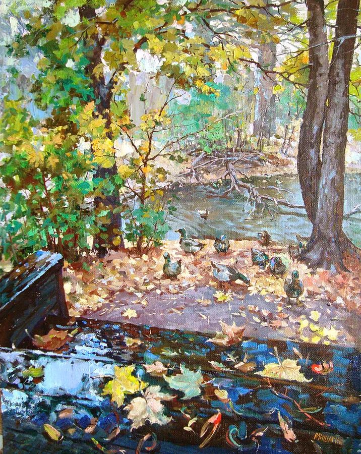 现代俄罗斯风景油画经典作品欣赏,米沙金油画作品