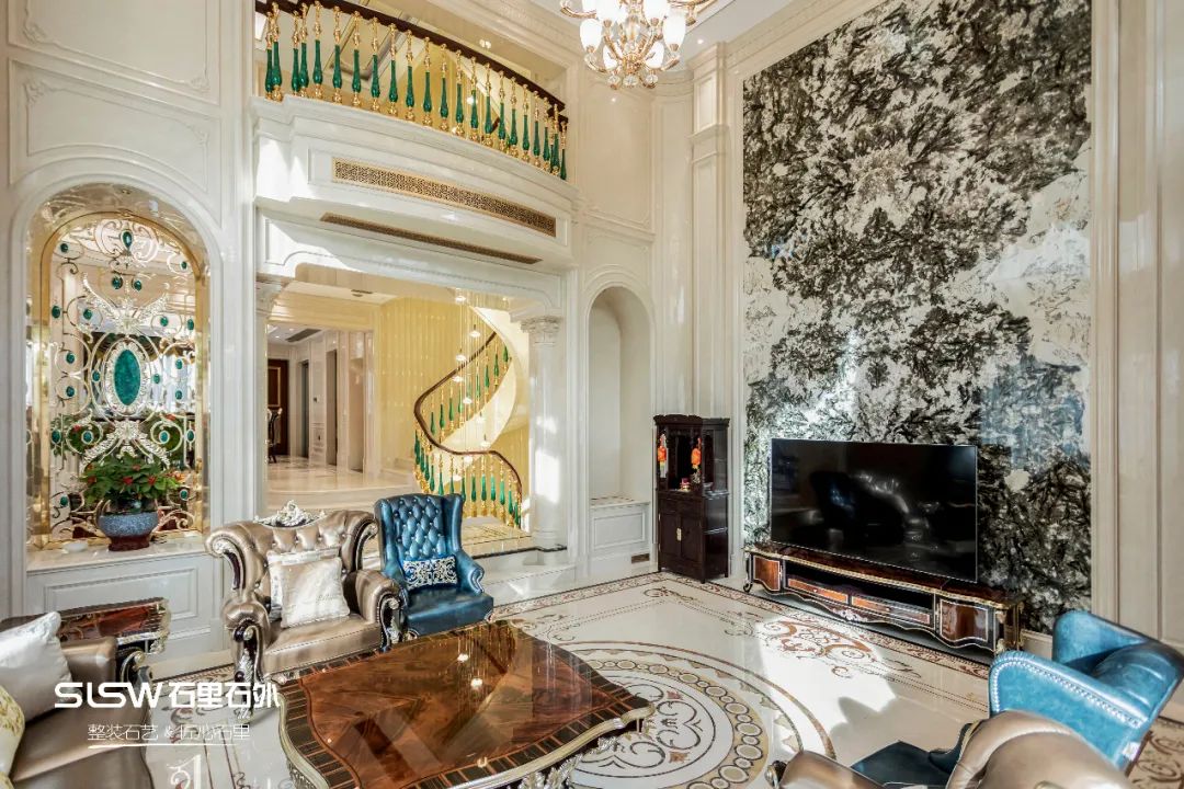 别墅欧式风格大理石装修报价 (人造大理石别墅欧式装修)