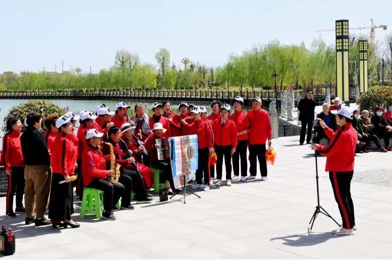 老科协喜迎二十大演唱会掠影,大荔县老科协