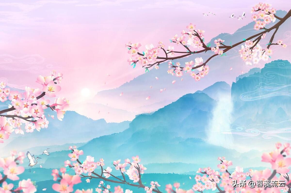 唯美落花诗词,落花满天唯美意境深远的诗句