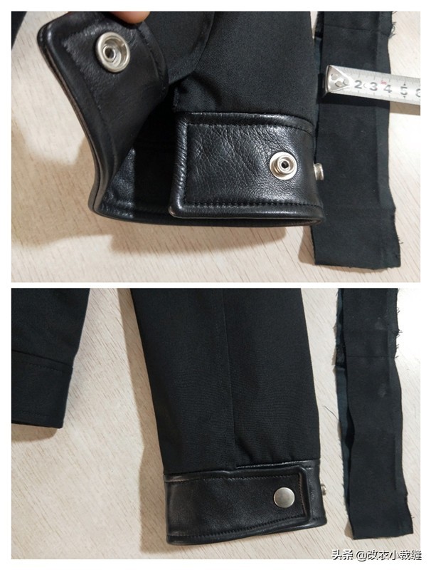 夹克袖口太长不拆线不剪怎么改短,带内衬夹克袖口长了怎么改短