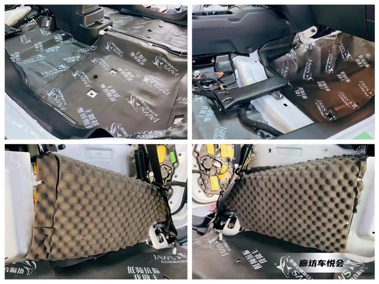 追寻安静廊坊车悦会jeep牧马人汽车隔音改装大白鲨