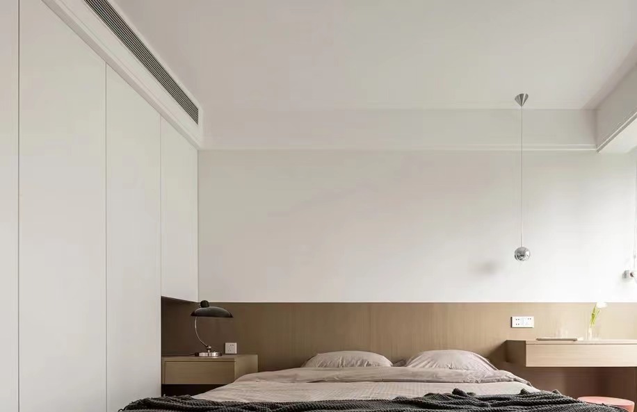 家装床头柜处理,床头柜挡衣柜门