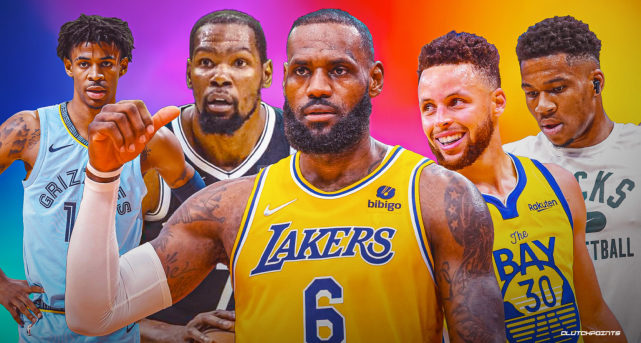 湖人詹皇球衣,NBA官宣年度最佳阵容