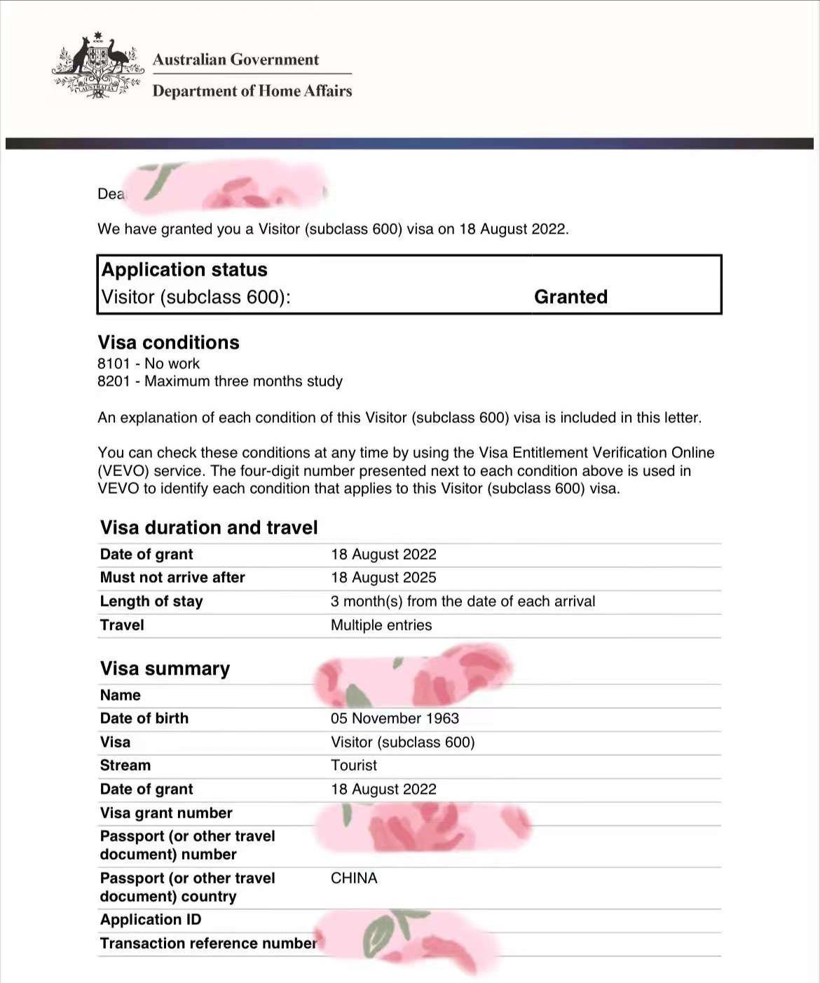 澳大利亚签证第二次申请成功率,澳大利亚签证个人签成功率高