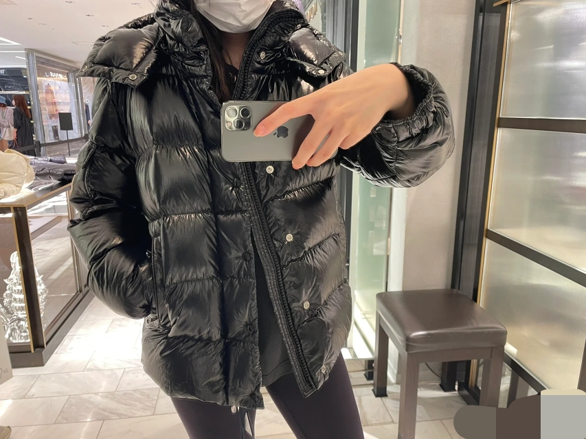 蒙口官方长款羽绒服2023新款,蒙口羽绒服加厚外套