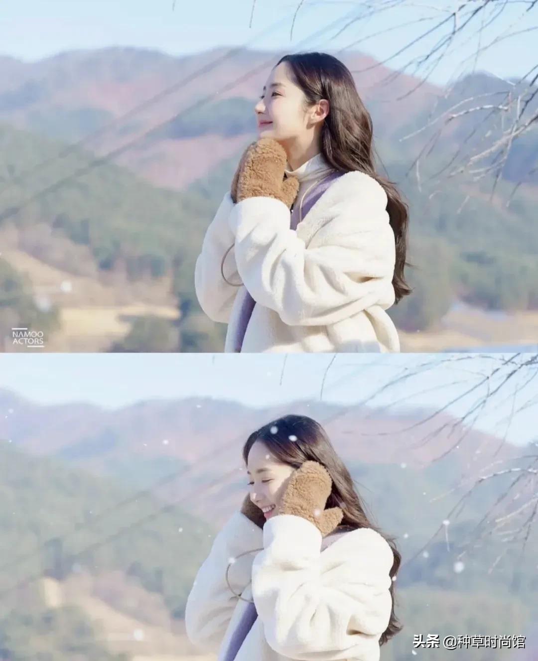 初雪氛围感韩剧女主穿搭,学日剧女主穿搭