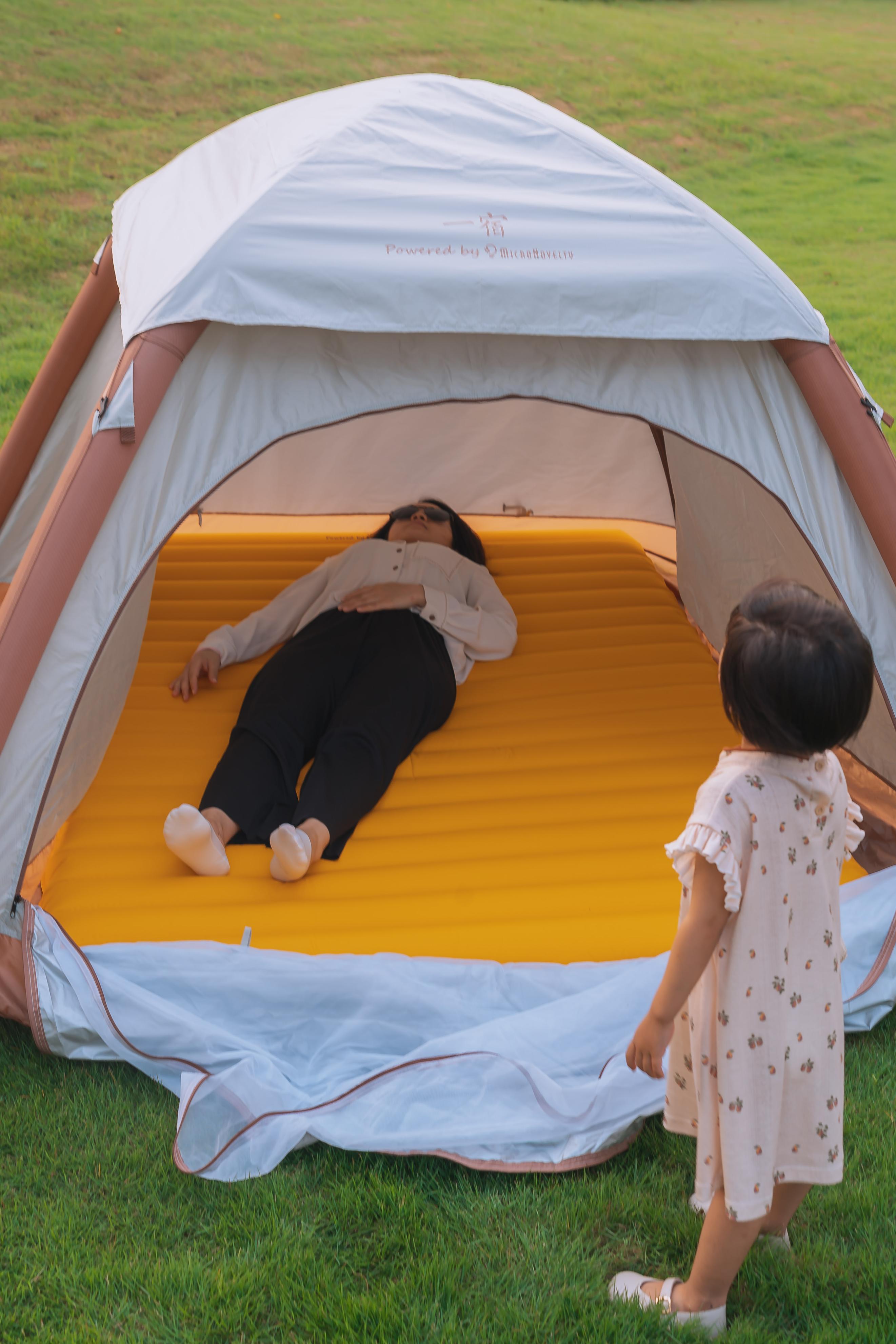 露营帐篷简易全自动,露营简易折叠床