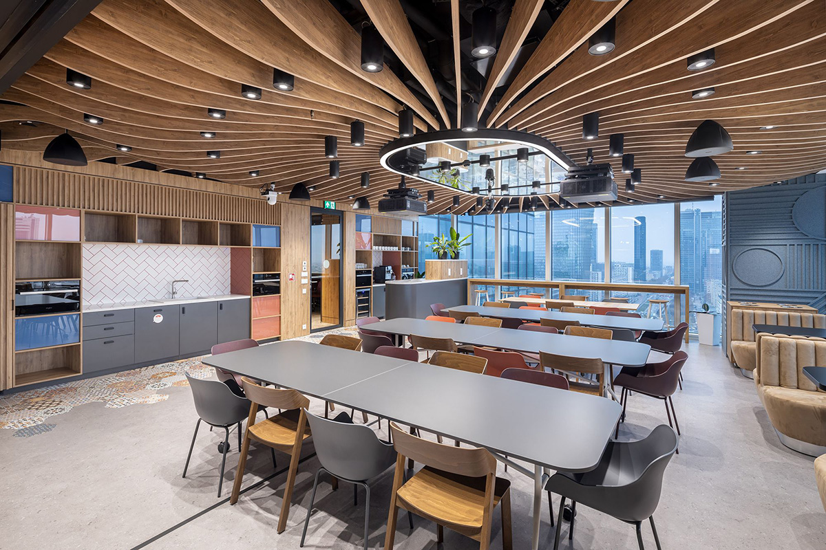 高端定制混合多元生物制药Moderna华沙办公室设计