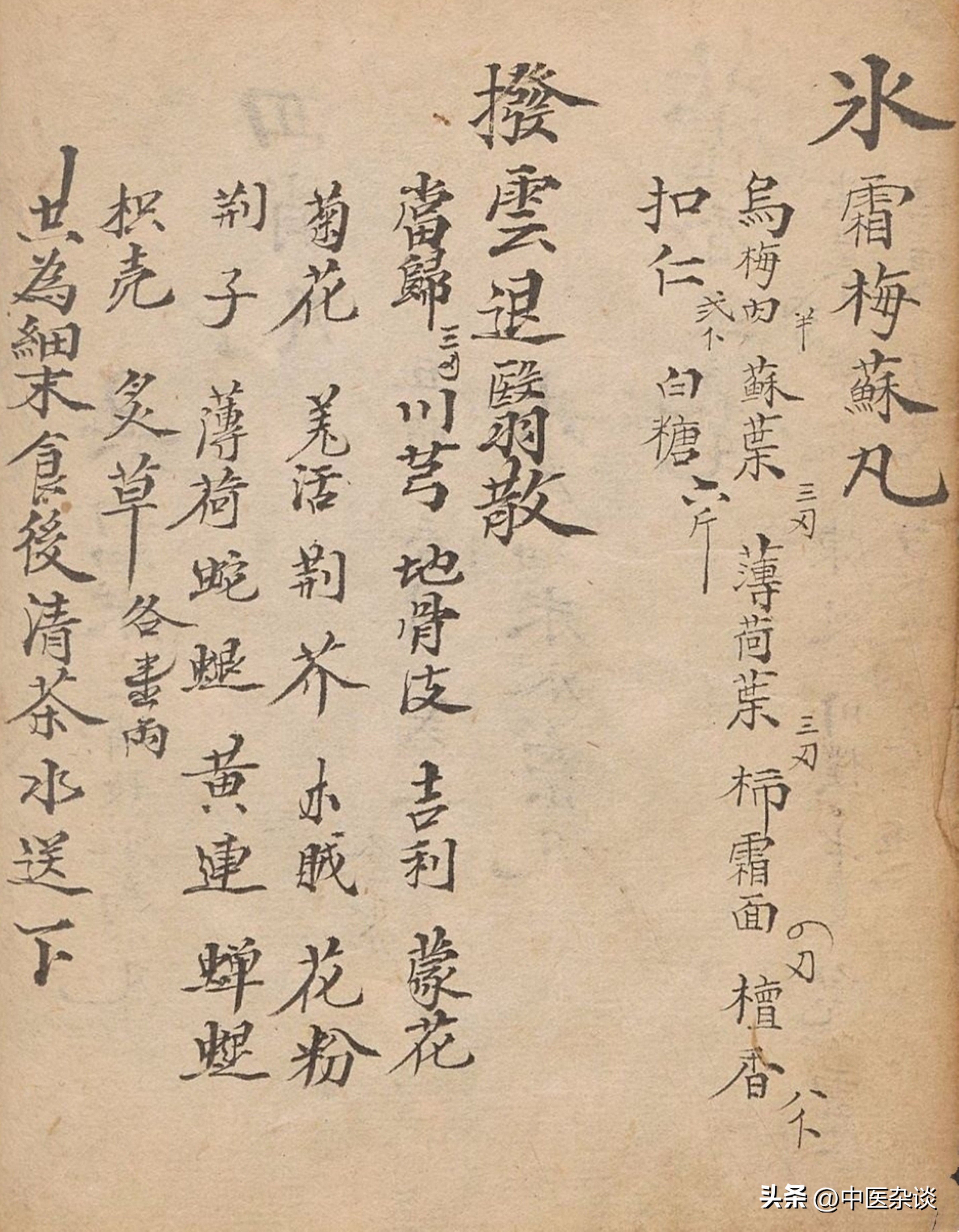 清代光绪年间手抄本中医古籍药书,清代中医秘传稿本