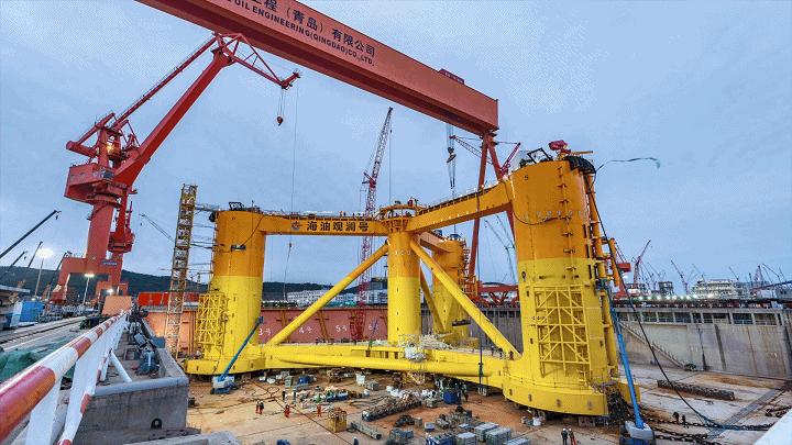 我国首座深远海浮式风电平台,我国首个漂浮式海上风电平台