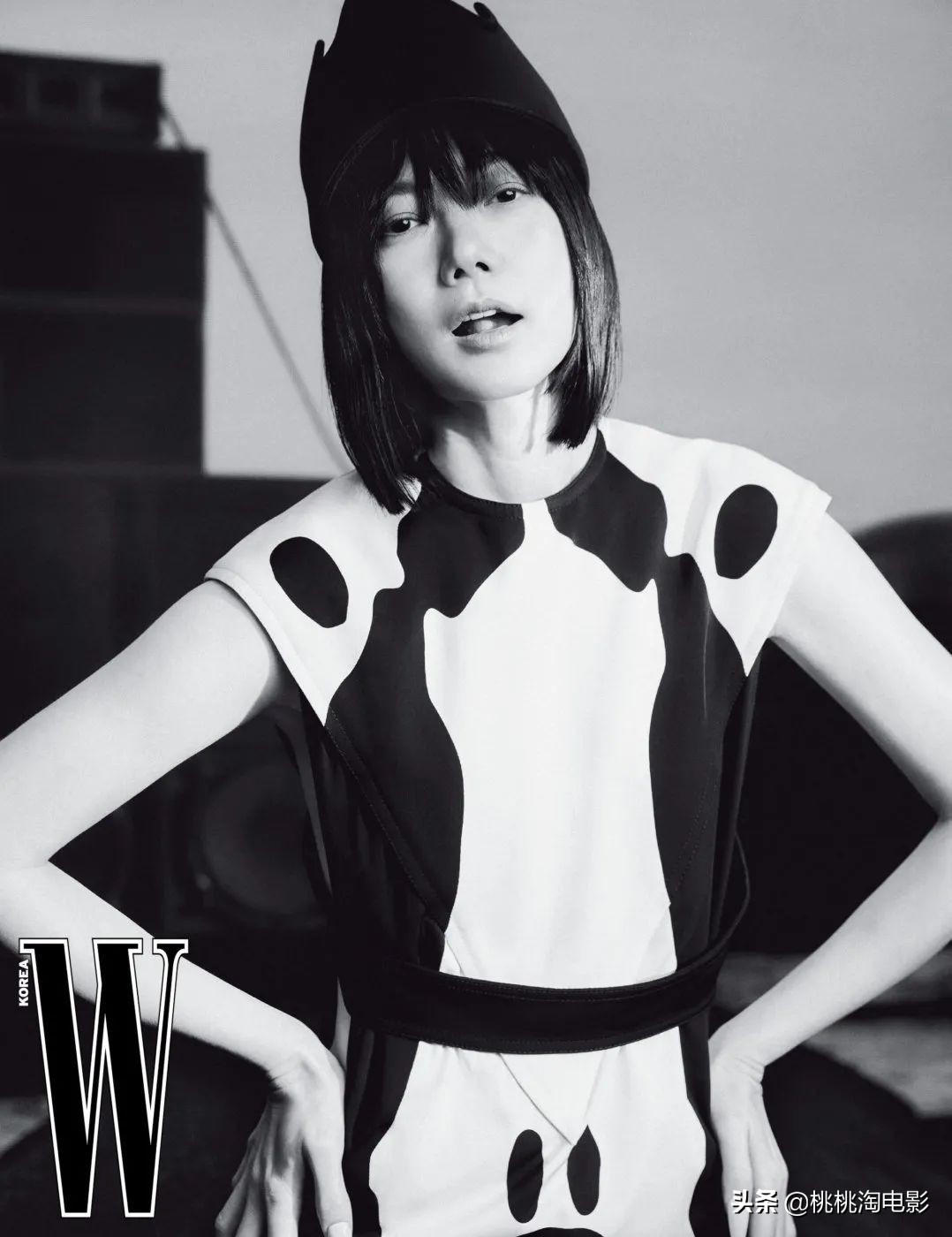 裴斗娜杂志大片,云图裴斗娜短发