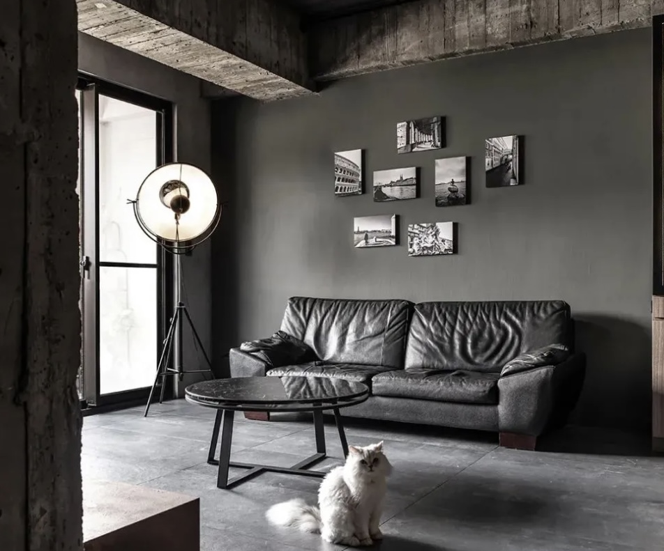 发现一位浙江男孩的家，因入住毛坯房爆红全网，灰墙灰地太舒服了