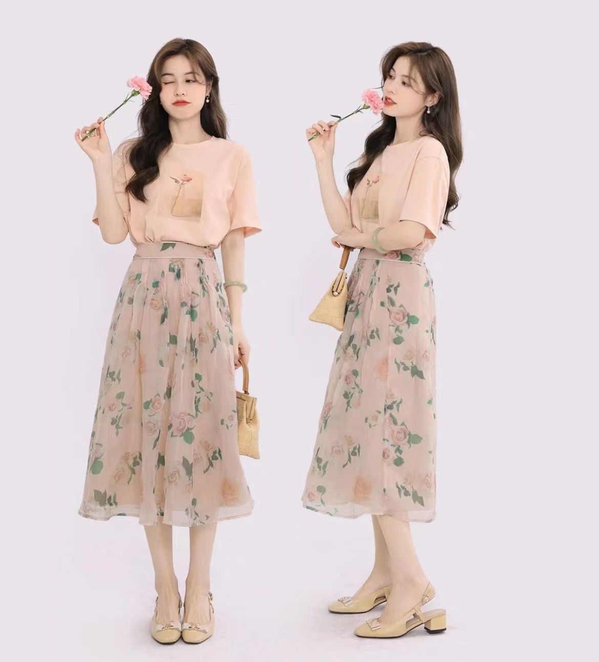 清爽女人味的裙子,干净清爽可爱的裙子