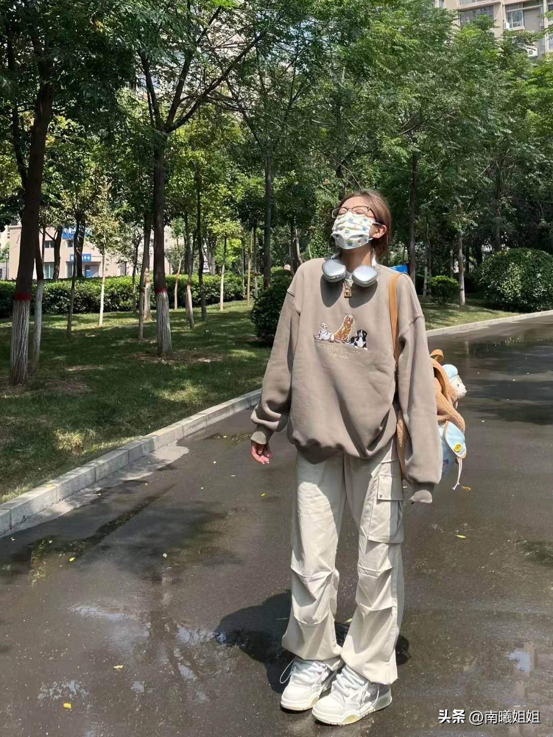 欧阳娜娜夏季工装裤,欧阳娜娜同款串标裤