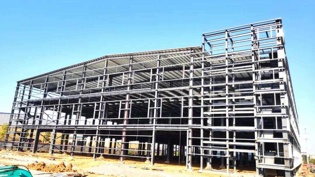 现代化钢结构厂房识图,顶尖式钢结构厂房