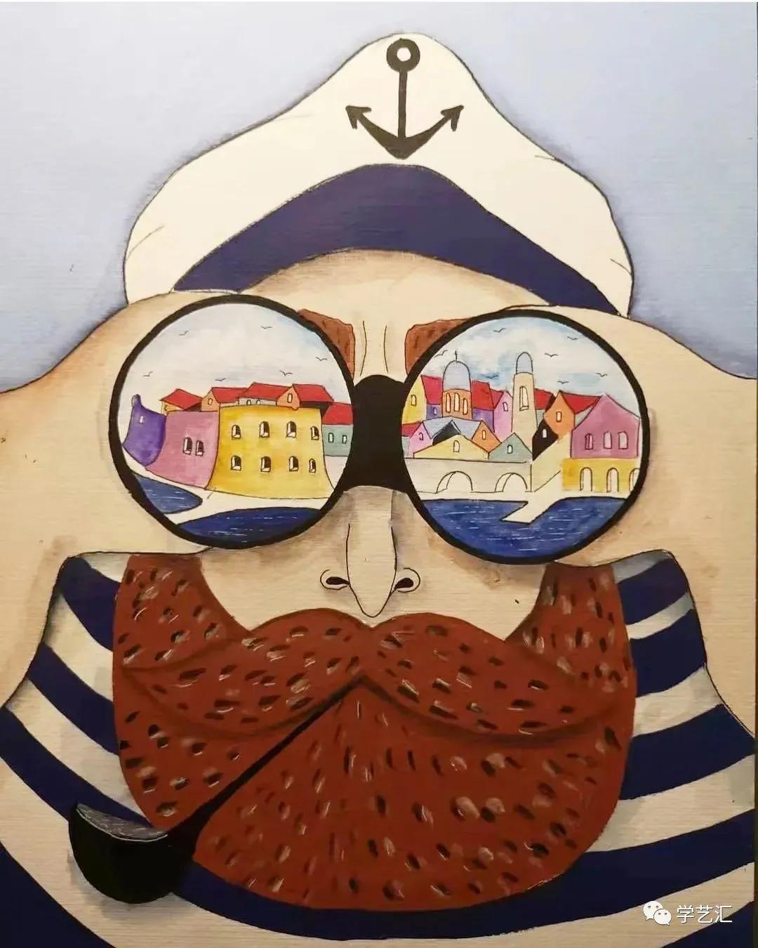 关于父亲节的儿童画简单又漂亮,父亲节的简单画画怎么画