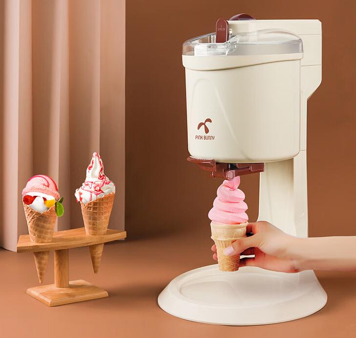 自己在家制作冰淇淋机,简单做冰淇淋用冰淇淋机