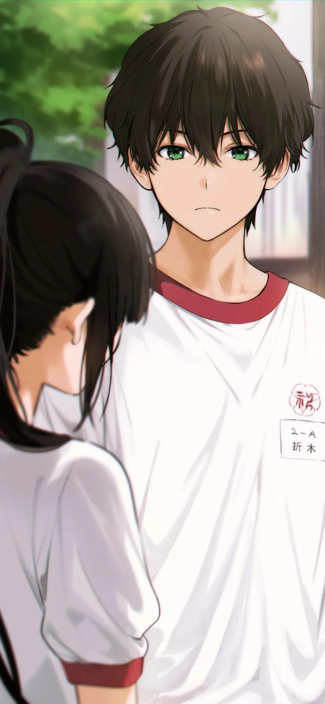 动漫情侣壁纸超清全面屏,可爱的情侣壁纸