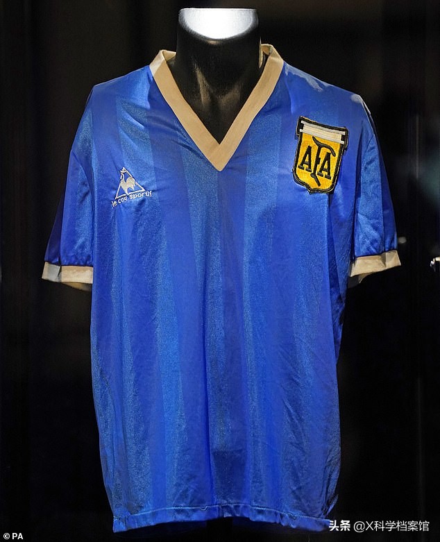 马拉多纳上帝之手落场版球衣,马拉多纳上帝之手大图