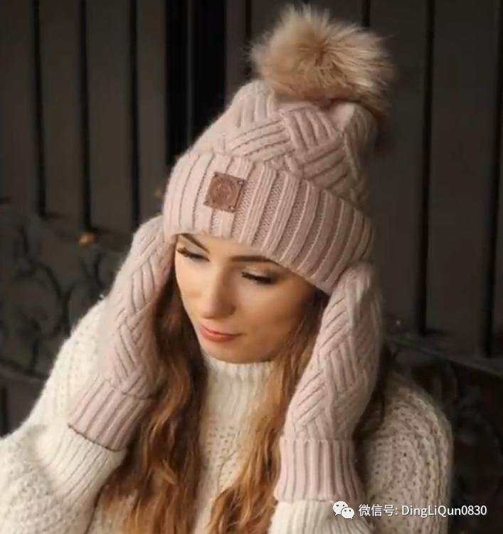 女士针织年轻款的洋气针织帽,针织帽合集