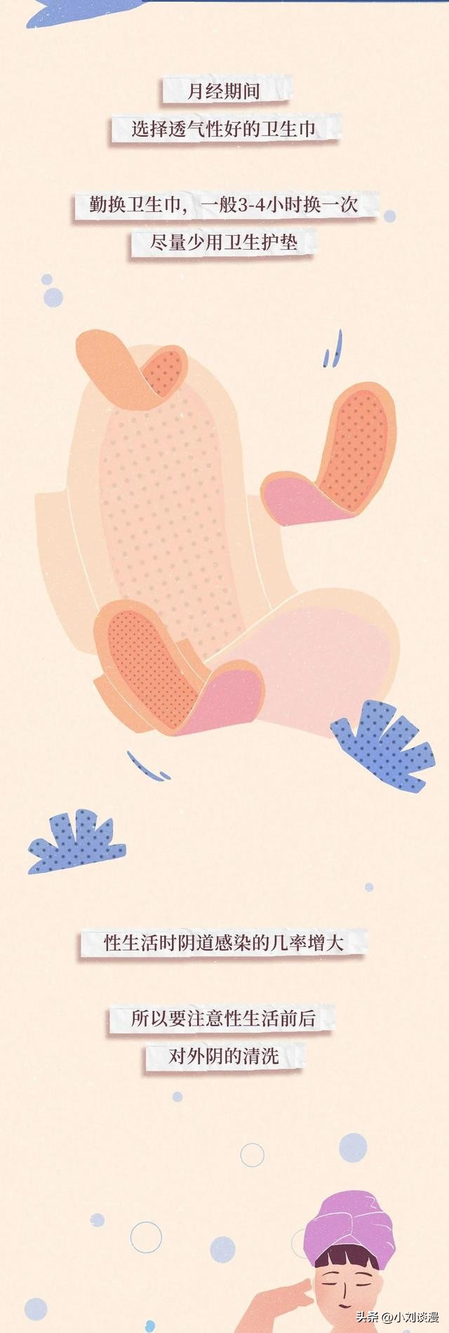 女生第一次生理期科普漫画,女性阴道生理科普知识大全100题
